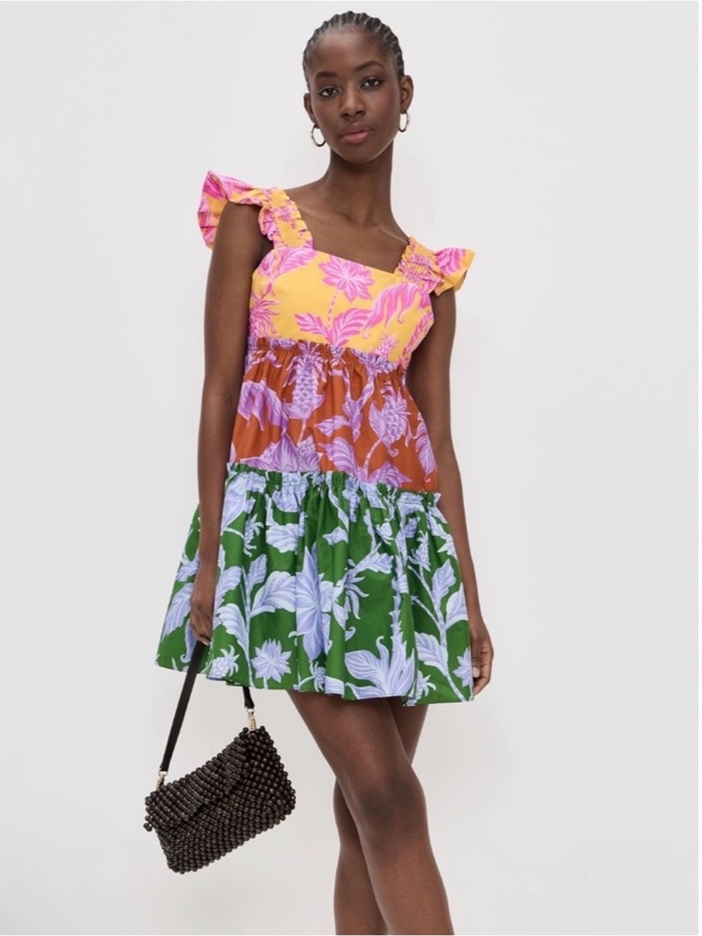 NWT Farm Rio Tropical Swing Mix Mini Dress | Small